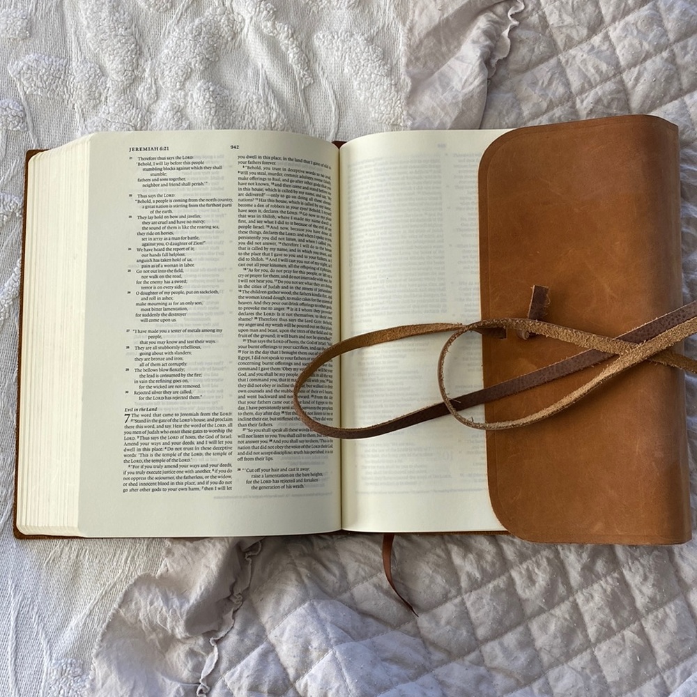 ESV Journaling Bible Interleaved Edition with Genuine Leather Cover